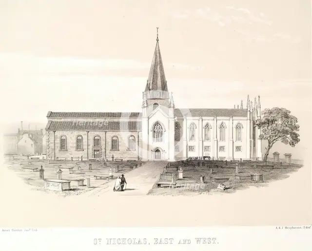 St Nicholas, East and West, c1850-1880. Creator: James Gordon Junior.