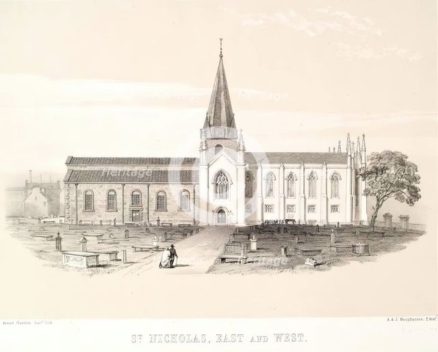 St Nicholas, East and West, c1850-1880. Creator: James Gordon Junior.