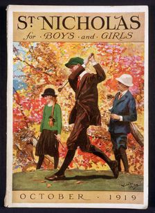 "St Nicholas, for Boys and Girls", cover, October 1919. Creator: Unknown
