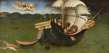 St Nicholas of Bari banishing the Storm, 1433-1435. Artist: Bicci di Lorenzo