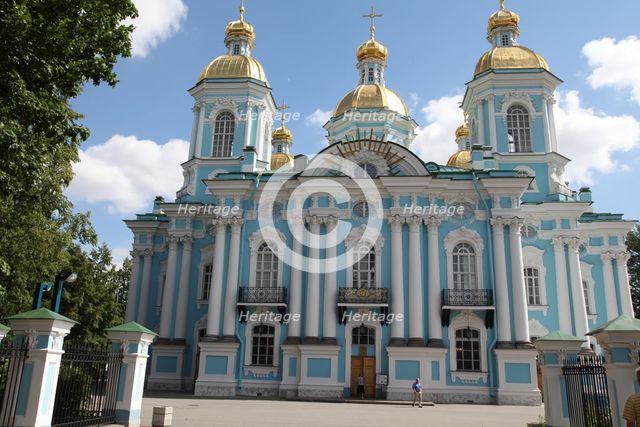 St Nicholas Naval Cathedral, St Petersburg, Russia, 2011. Creator: Sheldon Marshall.