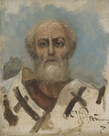 St. Nicholas, study, 1888. Creator: Il'ya Repin