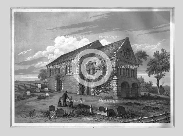 St Nicholas's Church, Barfreston, late 19th century. Creator: James Kellaway Colling.