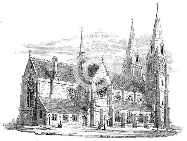 St Ninian's Cathedral, Perth, 1854. Creator: Unknown.