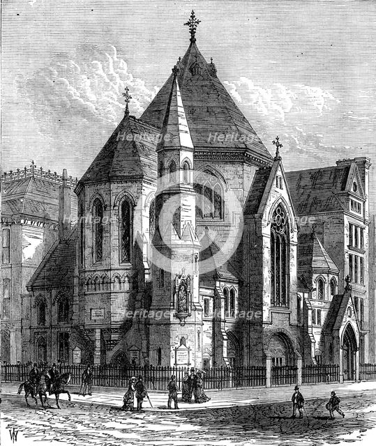 St. Saviour's Church, Oxford-street, for the deaf and dumb, 1880. Creator: Unknown.