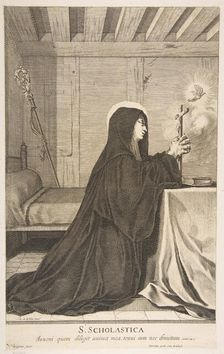 St. Scholastica. Creator: Gilles Rousselet