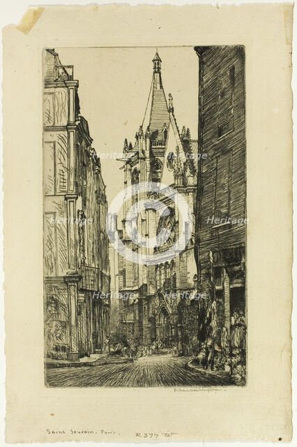 St. Séverin, Paris, 1902. Creator: Donald Shaw MacLaughlan.