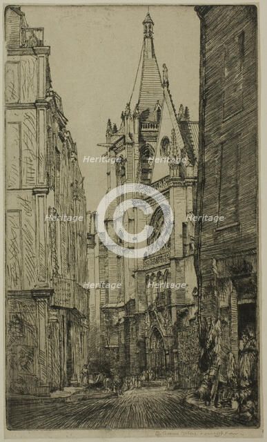 St. Severin, Paris, 1902. Creator: Donald Shaw MacLaughlan.