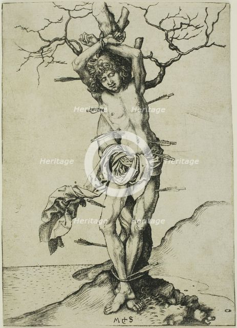St. Sebastian, 1469/74. Creator: Martin Schongauer.
