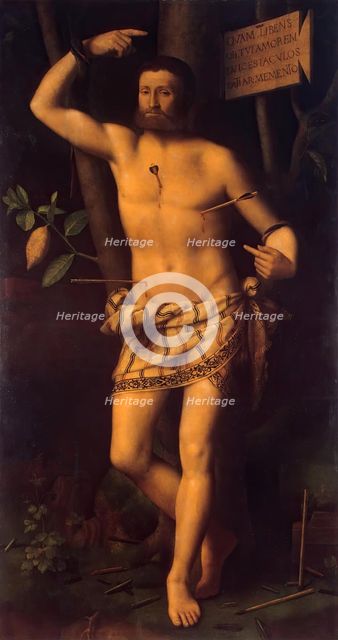 St Sebastian, 1526. Creator: Bernardino Luini.