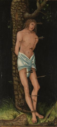St. Sebastian, 1543. Creator: School of Lucas Cranach the Elder