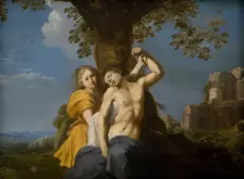 St Sebastian, 1609-1667. Creator: Cornelis van Poelenburch