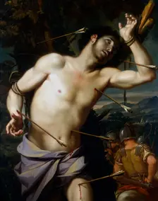 St Sebastian 17th century. Artist: Perugino