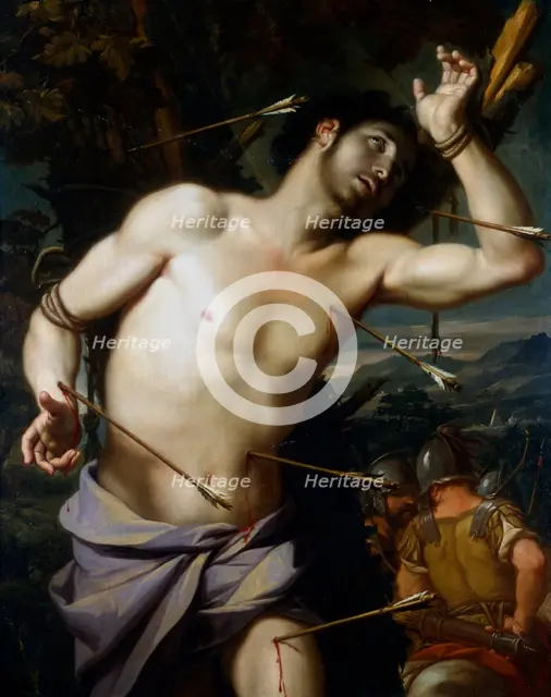 'St Sebastian' 17th century. Artist: Perugino