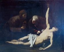 St Sebastian Cured by St Irene, 1628. Creator: Jusepe de Ribera