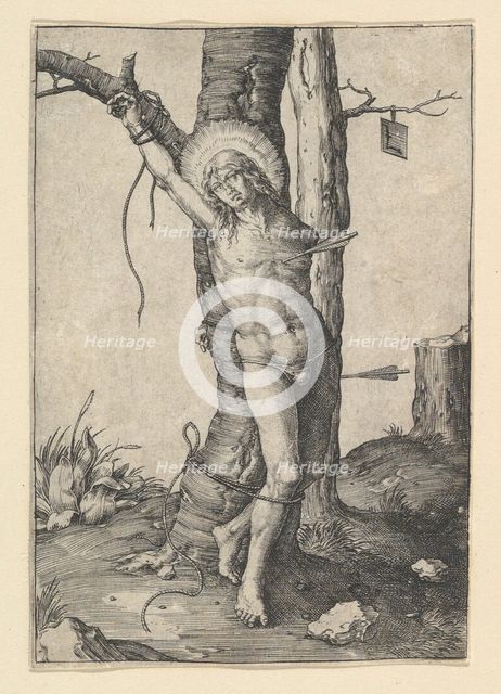 St. Sebastian, ca. 1510. Creator: Lucas van Leyden.