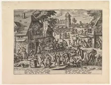 St. Sebastian's Fair. Creator: Unknown