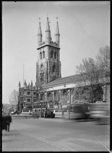 St Sepulchre's Church, Holborn Viaduct, Holborn, City of London, Greater London Authority, 1945-1960 Creator: Margaret F Harker