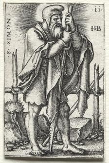 St. Simon, 1545-1546. Creator: Hans Sebald Beham (German, 1500-1550)