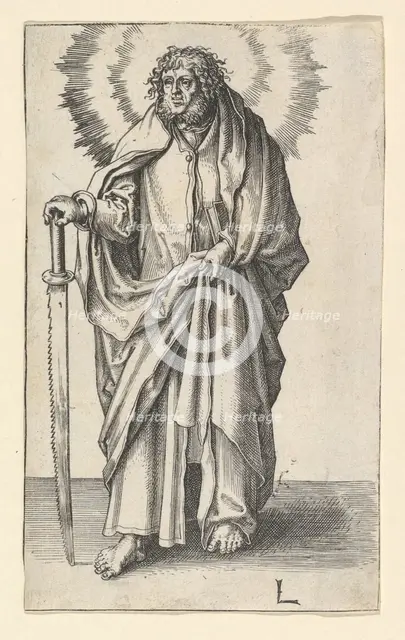 St. Simon, ca. 1510. Creator: Lucas van Leyden.