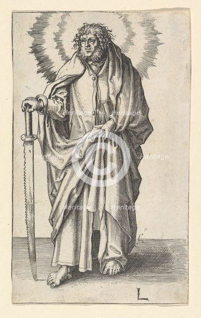 St. Simon, ca. 1510. Creator: Lucas van Leyden.
