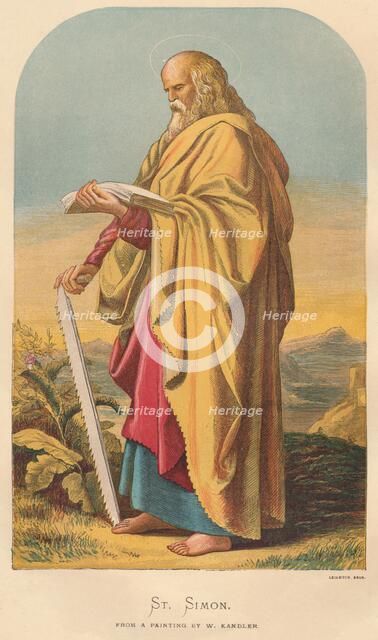 'St. Simon', mid-late 19th century. Creator: Wilhelm Kandler.