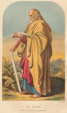 St. Simon mid-late 19th century. Creator: Wilhelm Kandler