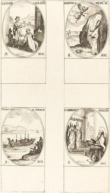 St. Stanislaus; The Apparition of St. Michael; The Translation of St. Nicholas; St. G. Creator: Jacques Callot
