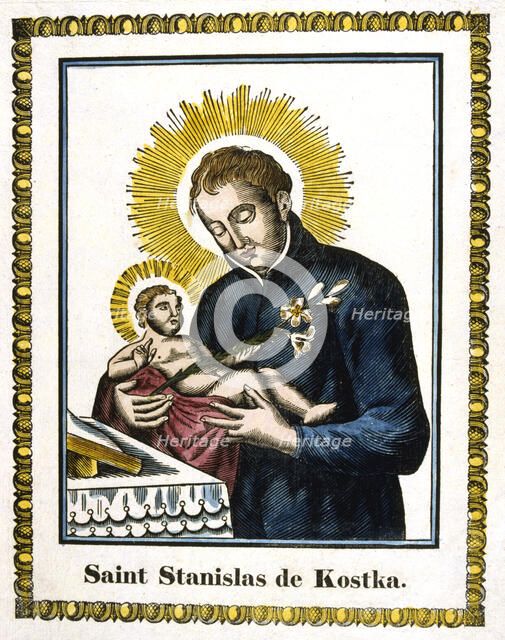 St Stanislas Kostka, 16th century Polish Saint, 19th century. Artist: Anon