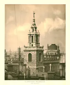St Stephen Walbrook, The Steeple mid-late 19th century. Creator: Unknown