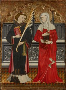 St Stephen and St Mary Magdalene, about 1410. Creator: Pere Vall