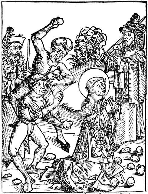 St Stephen, first Christian martyr c36 (1493). Artist: Unknown