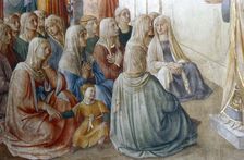 St Stephen Preaching (detail), mid 15th century. Artist: Fra Angelico