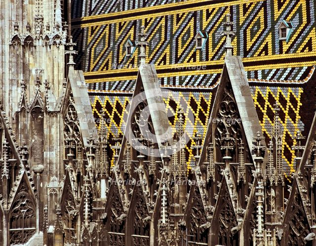St Stephen's Cathedral, (Stephansdom), Vienna, Austria. Creator: Peter Thompson.