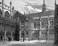 St Stephen's Cloisters, Westminster Hall, London, 1900