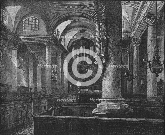 'St. Stephen's, Walbrook', 1890. Artist: Unknown.