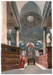 St Stephen's, Walbrook, c1850