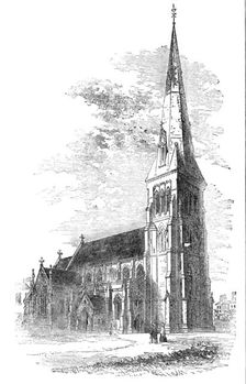 St. Stephen's Church, Westbourne-Park, Paddington, 1856. Creator: Unknown
