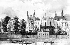 St Stephen's Chapel and the Speaker's House, Westminster, London, 1834 (c1905)