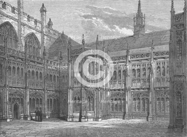 St Stephen's Cloisters, 1897. Artist: Unknown.