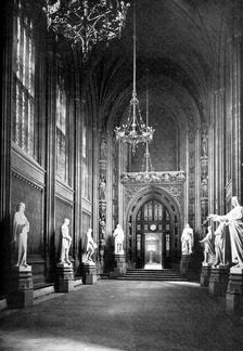 St Stephen's Hall, Palace of Westminster, London, c1905