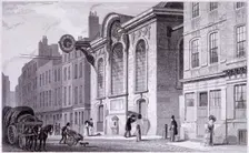 St Swithin London Stone, London, 1831. Artist: James Tingle