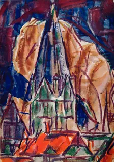 St. Patrokus in Soest c1912. Artist: Christian Rohlfs