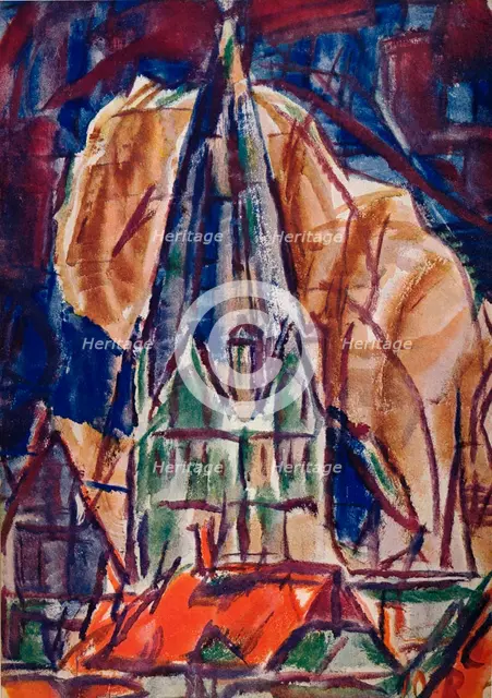'St. Patrokus in Soest', c1912. Artist: Christian Rohlfs.