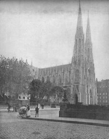 St. Patrick's Cathedral, New York City c1897. Creator: Unknown