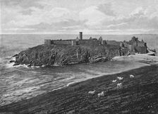 St. Patrick's Island, Peel, Isle of Man c1896. Artist: Chester Vaughan