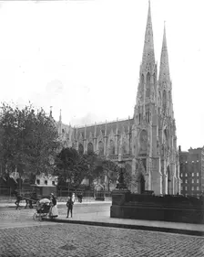 St Patrick's Cathedral, New York, USA, c1900. Creator: Unknown