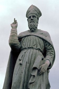 St Patrick's stone on the Hill of Tara, 5th century