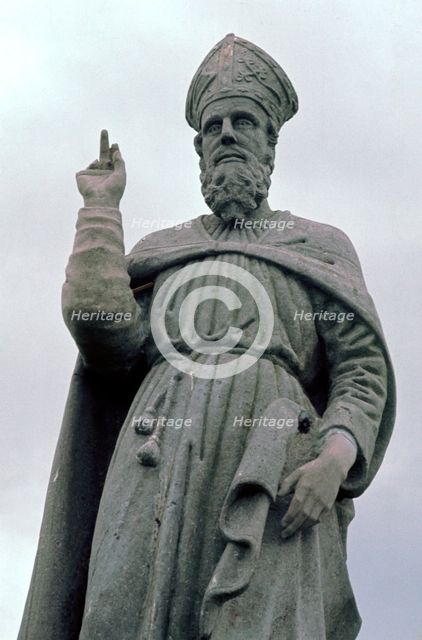 St Patrick's stone on the Hill of Tara, 5th century. Artist: Unknown