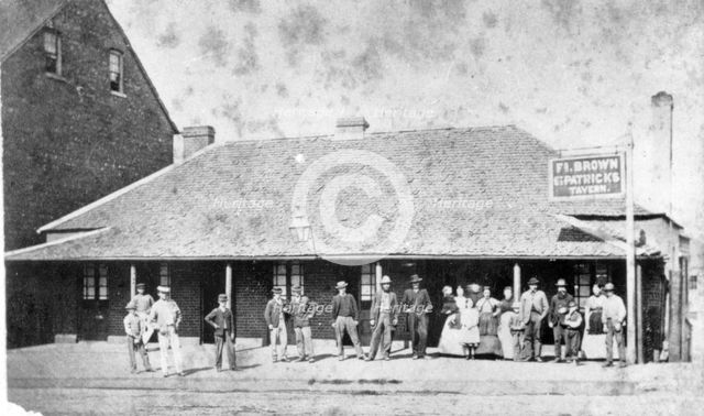 St. Patrick's Tavern, Queen Street, Brisbane, c1873. Creator: Unknown.